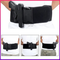 Tactical Belly Band Holster for Smith and Wesson, Shield, Glock 19, 17, 42, 43, P238 Ruger LCP Shooting Concealed Carry Holsters