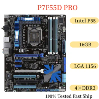 For ASUS P7P55D PRO Motherboard 16GB LGA 1156 DDR3 ATX Mainboard 100% Tested Fast Ship