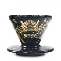 【HARIO】龍年限定 V60 01濾杯-龍啡凌霄(陶瓷材質保溫佳)