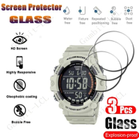 3PCS Tempered Glass Screen Protector For Casio AE1500 WHX GPR-B1000 GBD-H1000 GBD-100 AE-2100 PRW-30 PRW-50 PRW-60 F30 Pro-Trek
