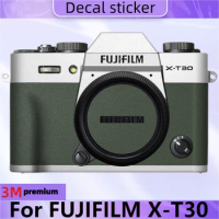 For FUJIFILM X-T30-T30II Camera Body Sticker Protective Skin Decal Vinyl Wrap Film Anti-Scratch Protector Coat