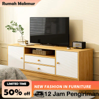RM2-Meja TV Kayu 160CM-120CM Lemari TV Minimalis Modern Rak TV Bufet TV Kabinet TV Untuk Ruang Tamu 