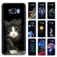 For Samsung Galaxy S8 S8 Plus S8+ Case Cute Silicone Transparent Soft Cover For Samsung S 8 S8plus Phone Bumper Bags Clear Cases