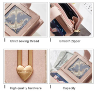 A㊚EY PRETTYZYS DOMPET WANITA CEWEK KARTU WALLET ORI KULIT T NJ204 Q➸OA