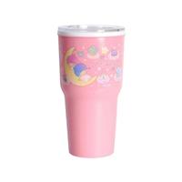 V.S. แก้วเก็บความเย็น ลาย Little Twin Stars สีชมพู ความจุ 24 Oz.