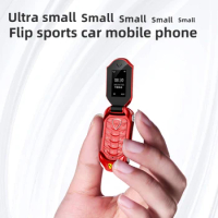 2022 Small Mini Flip Mobile Phones Unlocked Cheap Cell Phone Without Camera Bluetooth Dialer F18 Push Button Telephone