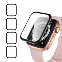 Soft Glass For Apple Watch 6 5 4 se 44mm 40mm iWatch series 3 42mm 38mm 9D HD (Not Tempered) Film Apple watch Screen Protector