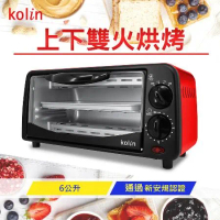 【Kolin 歌林】6公升雙旋鈕烤箱KBO-SD1805