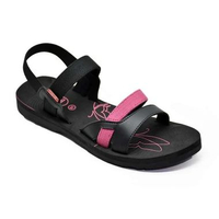 Carvil Sandal Wanita Aprilia-TB 37 Black/Pink