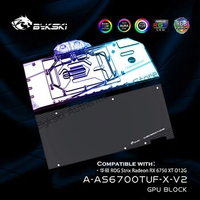 Bykski A-AS6700TUF-X-V2 GPU Block for ASUS ROG STRIX Radeon RX6700XT OC Edition/ ASUS TUF RX6700XT-O12G-GAMING Graphics Card