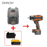 ZWINCKY Battery Adapter Converter for Milwaukee/Dewalt 18V 20V Lithium Battery Convert To for RIDGID 18V Tool Power Tools Use