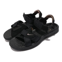 【NIKE 耐吉】涼鞋 ACG Air Deschutz 男女鞋 戶外 夏日穿搭 魔鬼氈 潮流 黑 灰(DC9093-001)