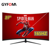 27 inch 24 inch Curved Monitor 165hz LCD Monitor PC HD Gaming monitor for laptop HDMI compatible Monitor 144hz display 1920*1080