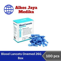 Blood Lancet Onemed 26G Isi 100pcs - Jarum Lancet