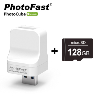 Photofast PhotoCube 安卓專用 備份方塊 + 記憶卡128GB