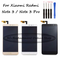 146mm Black/White/Gold For Xiaomi Hongmi Redmi Note3 Pro Note 3 pro LCD Display + Touch Screen Digitizer Tools Assembly no 152mm