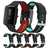 50PCS Silicone Strap For Xiaomi Huami Amazfit Bip Yout Smart Watch Sports Wristband For Garmin Vivoactive3 / Galaxy Watch 42mm