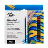 ดินสอสีไม้ระบายน้ำ Ultra-Soft MONT MARTE 18 ด้าม