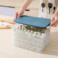餃子盒 家用多層餃子盒凍餃子托盤冰箱速凍水餃盒餛飩專用廚房保鮮收納盒
