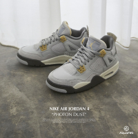 Nike Air Jordan 4 Retro Craft 女鞋 大童鞋 灰色 麂皮 經典 喬丹 休閒鞋 DV2262-021