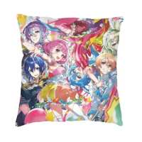Modern Wonderlands X Showtime Sekai Cushion Cover for Sofa Velvet Otori Emu Pillow Case for Living Room Pillowcase