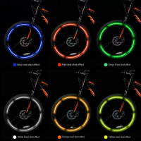 1Pc Bicycle Tire Reflective Sticker Wheel Spokes Tubes Strip Safety Warning Light Reflector Sticker Bicycle Accessories