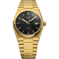 TISSOT 天梭 PRX Powermatic 80 Damian Lillard 聯名腕錶-40mm金色 T1374073305100