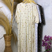 Daster hijab wanita,Daster Rayon Muslim Gamis Dress