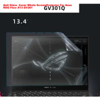 Anti Glare Scratch Cover Whole Screen + keyboard Protector For Asus ROG Flow X13 GV301 Ultra Slim 2-in-1 Gaming Laptop