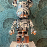 Bearbrick 1000% 70cm camouflage shark building BE@RBRICK BB Fly Boy joint ring camouflage ornaments action figure