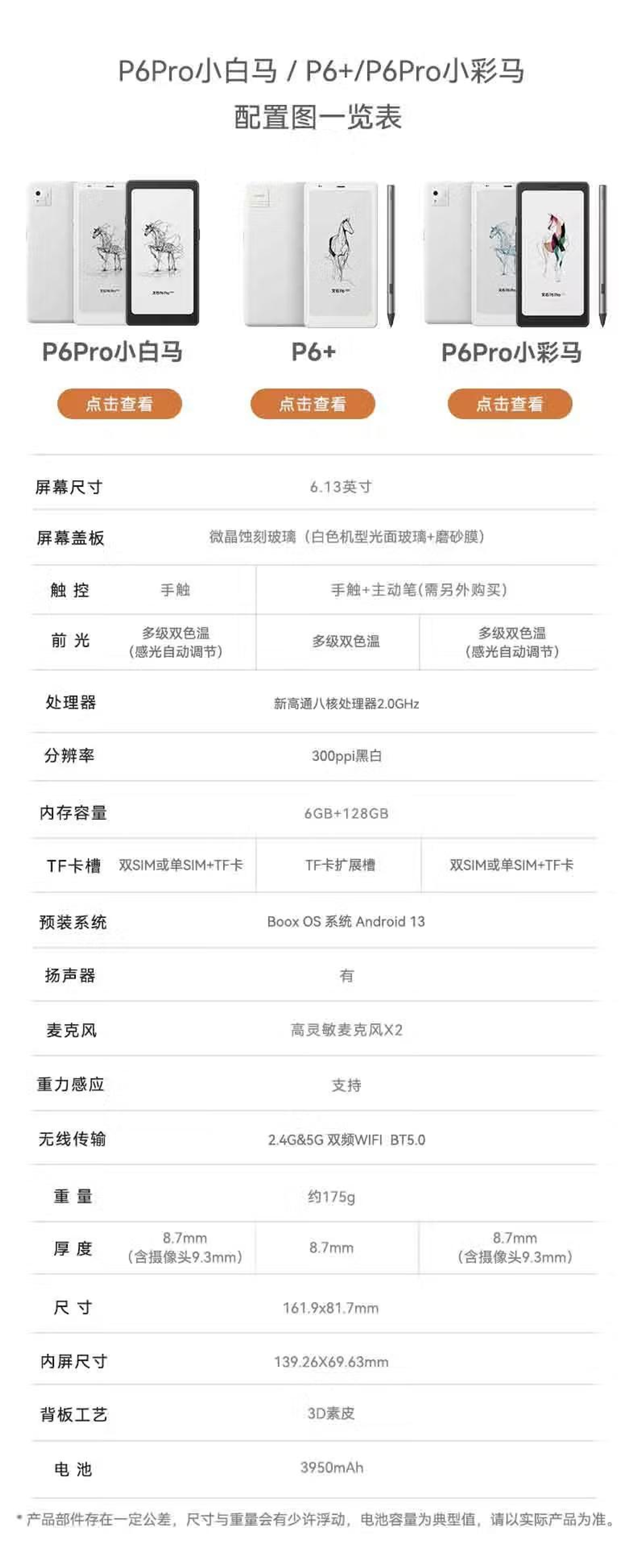 Boox が Android 13 と Snapdragon 搭載の電子書籍リーダー P6+ および