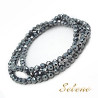 【Selene】鈦赫茲切角三圈能量手鍊(3.5-4mm)