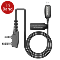 Baofeng Tri-Band Radio PL2303 Chip Drive Free USB Programming Cable for Baofeng UV-5R III BF-R3 UV-S9PLUS UV-9S Walkie Talkie