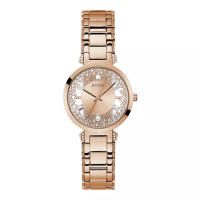 Guess Watches Jam Tangan Wanita Guess Crystal Clear GW0470L3 Ladies Rose Gold Dial Rose Gold Stainle