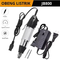 Obeng Listrik Murah JB800 Screwdriver Elektrik Lengkap Dengan Mata obeng Perak