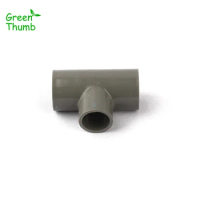 4pcs 20mm to 25mm PVC Reducing Tee Connector Garden Irrigation Hose Fittings Green Thumb PVC 3 Way Connectors