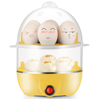 หม้อหุงไข่สองชั้นสำหรับอาหารเช้ามัลติฟังก์ชั่หม้อต้มไข่220โวลต์ครัวเรือนเครื่องอาหารเช้าไข่นึ่ง