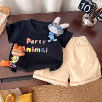 1-6 Years Old Boys Girls Judy Nick Short Sleeve Suit