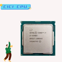 Used Core i7-9700T i7 9700T 2.0GHz Eight-Core Eight-Thread CPU Processor 12M 35W PC Desktop LGA 1151