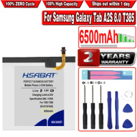 HSABAT 6500mAh EB-BT367ABA EB-BT367ABE Battery for Samsung Galaxy Tab A 8.0 2017 A2S SM-T360 SM-T365 SM-T375S T377 T380 T385