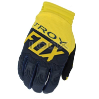 Mountain Bicycle Offroad Gloves 360/180 Troy Fox Motocross Guantes Racing Blue Yellow Luvas