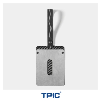 TPIC Card Key Case Alcantara for BMW 3 5 Z4 X5 X7 Series 535le F30 G20 F34 f31 G30 G01 F15 Card Holder Keychain NFC Key Cover