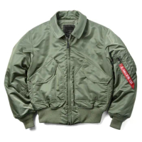 Winter American Style Work Clothes Short Pilot Jacket Outdoor Combat Sport Bread Men's Baseball Cotton Padded Coat Tops Cwu-45p