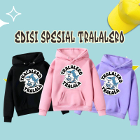 Sweater Hoodie Tralalero Tralala Laki-laki Perempuan 2-10 Tahun