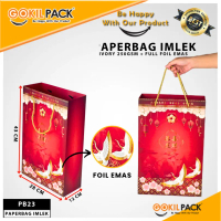 GOKILPACK Paper Bag Imlek Souvenir Murah Kantong Kertas Goodie Bag Premium PB23