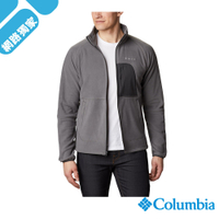 Columbia 哥倫比亞 男款 -  口袋刷毛外套-深灰  UAE07810DY / 2022FW