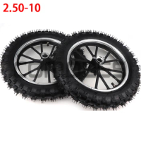 2.50-10 tires + wheels for mini children's off-road motorcycles small rocket cars 43-49CC Apollo motorcycles Dirt PIT Bike