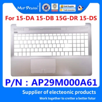 NEW original Palmrest Top Cover Upper Case Assembly C shell Silver For HP Notebook 15-DA 15-DB 15G-DR 15-DS Laptop AP29M000A61