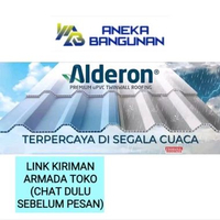 Alderon 2 Layer Atap UPVC Double Layer Biru