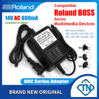 อะแดปเตอร์ AC/AC, BRC-120, 14v, 800ma, เข้ากันได้กับ Roland Boss GT-3, GT-6, 6B, GT-8, GX-700, GR-33